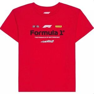 Boy’s Formula One Red Graphic Short Sleeve T-Shirt